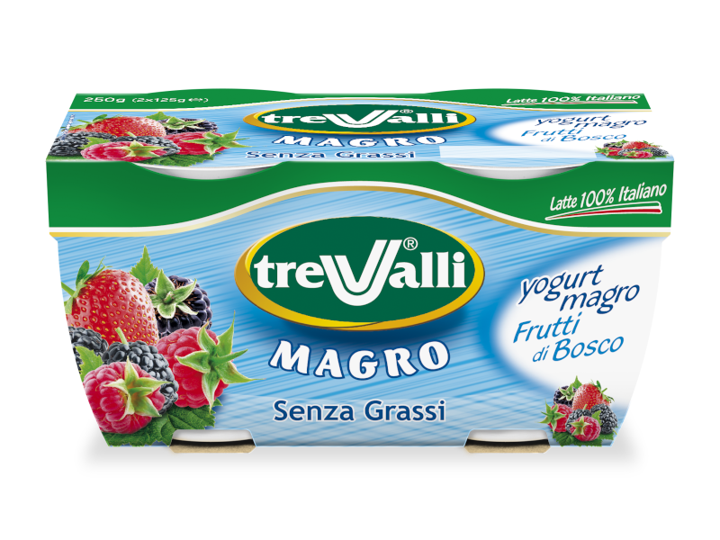 Yogurt Magro ai Frutti di Bosco Trevalli